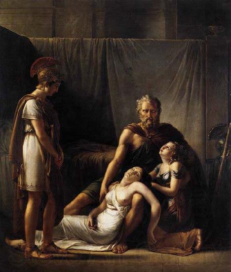 KINSOEN, Francois Joseph The Death of Belisarius- Wife Spain oil painting art